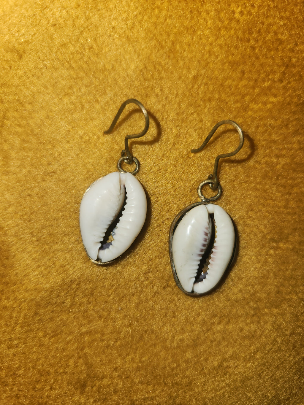 Boucles d'oreilles "Cauris Nature"