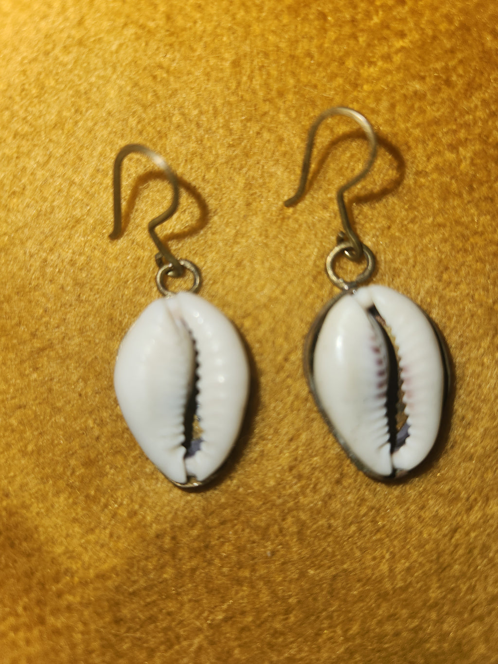 Boucles d'oreilles "Cauris Nature"