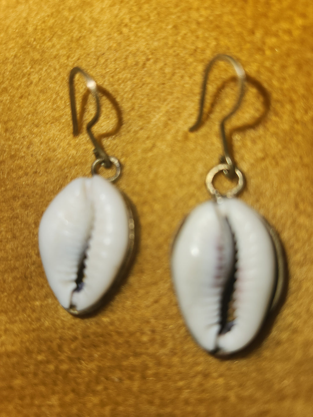 Boucles d'oreilles "Cauris Nature"