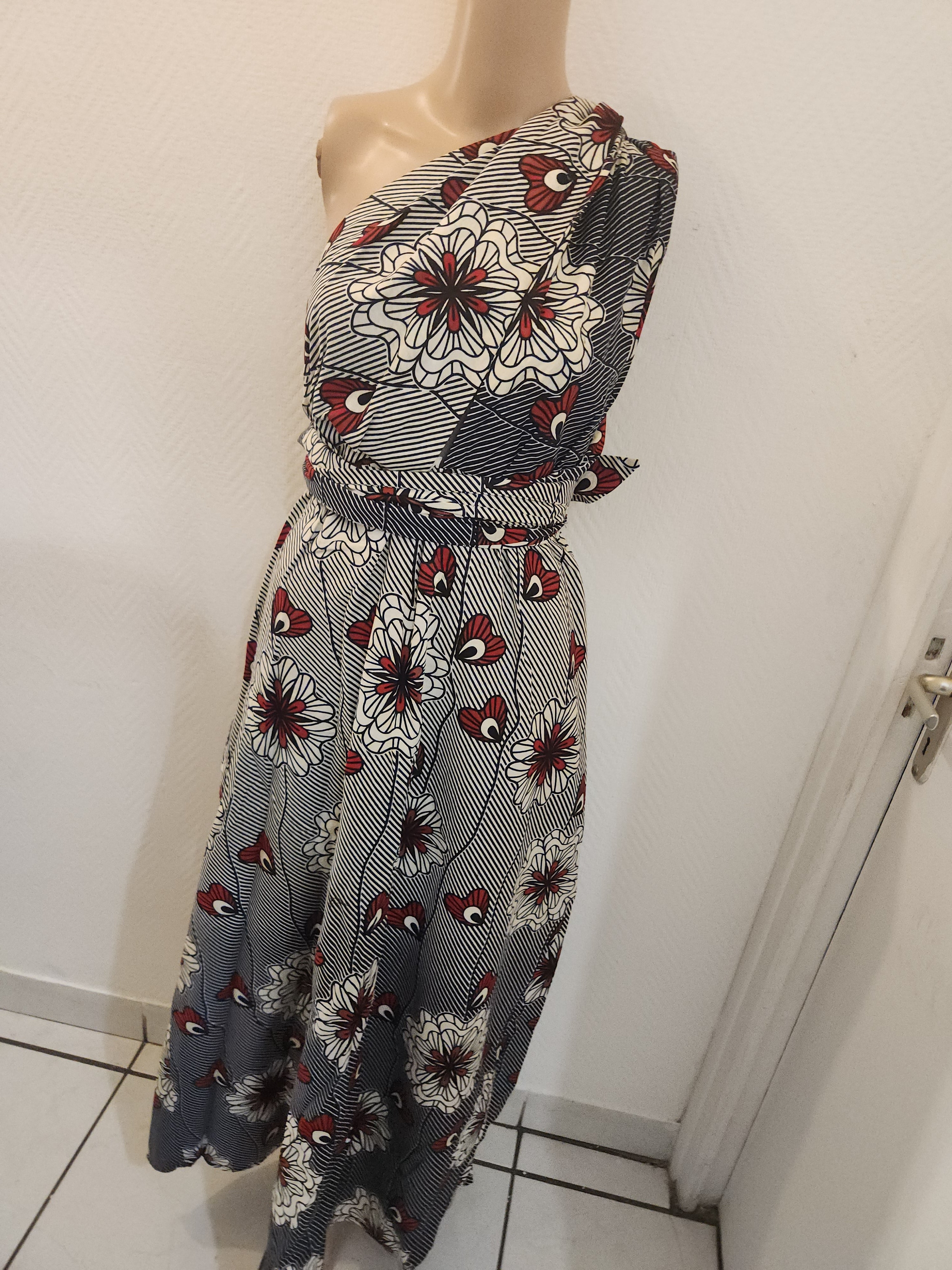 Robe longue en wax Multi- Styles