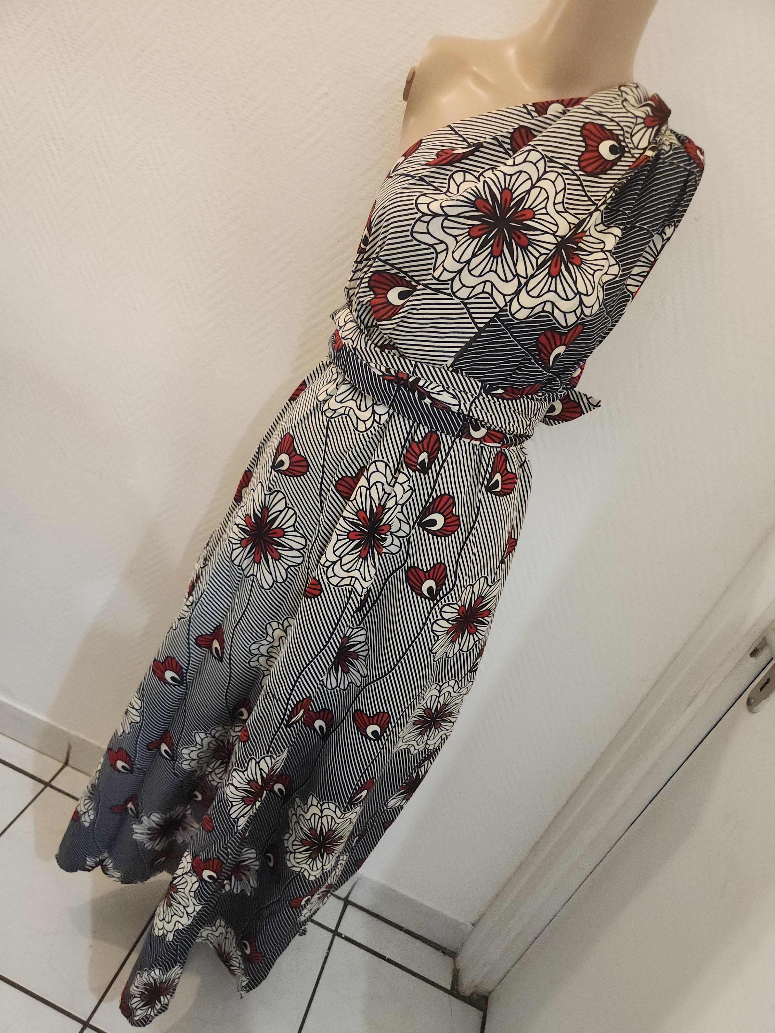 Robe longue en wax Multi- Styles