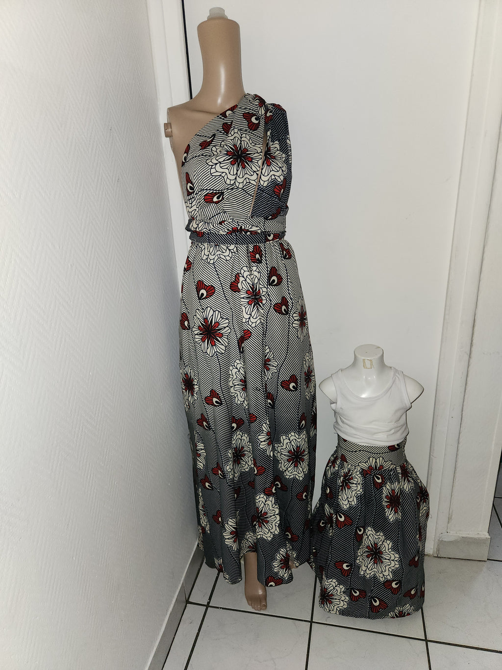 Robe longue en wax Multi- Styles