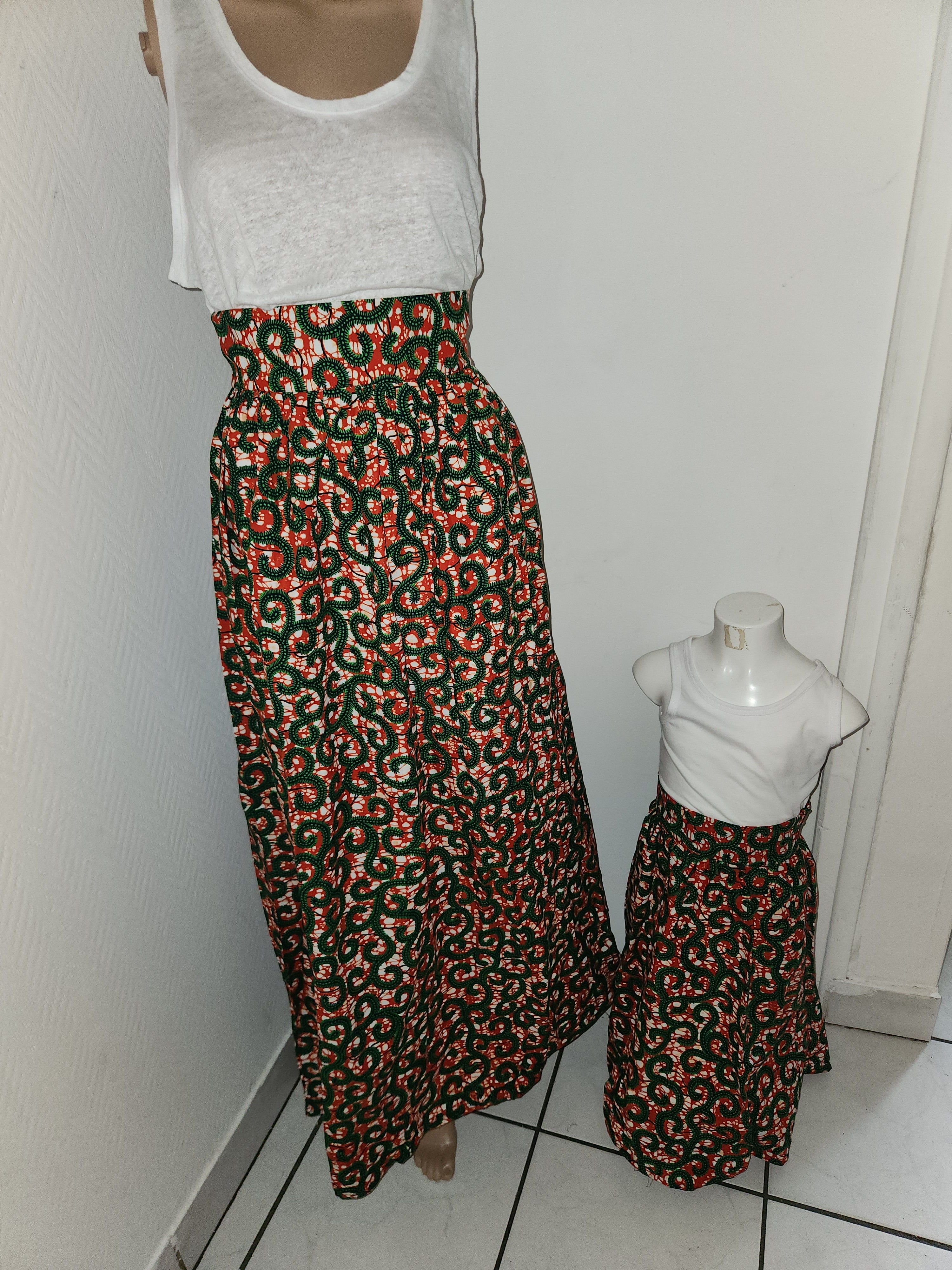 Ensemble "Complicité" - Jupe Mère & Fille