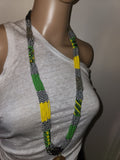 Collier Massaï multicolore - Elégance ethnique intemporelle