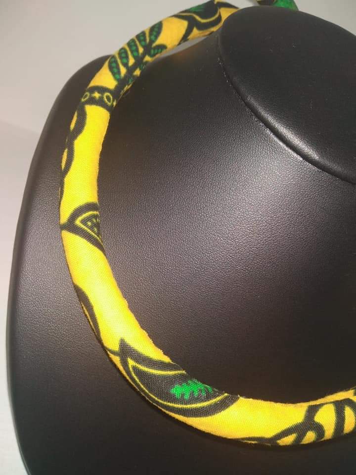 Collier ethnique en wax