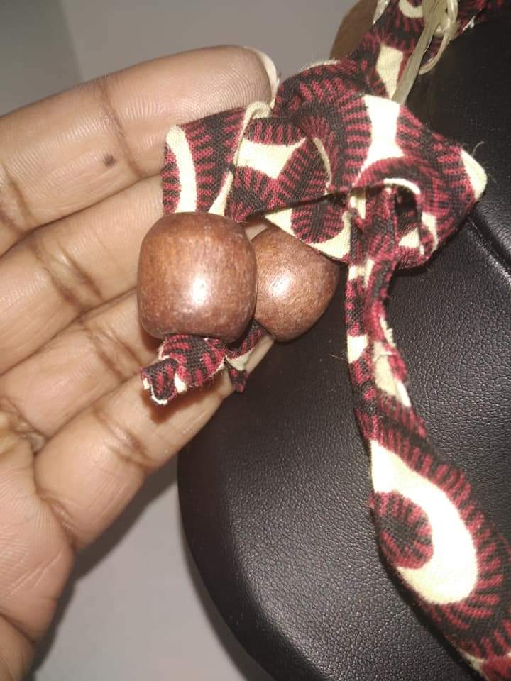 Collier ethnique en wax