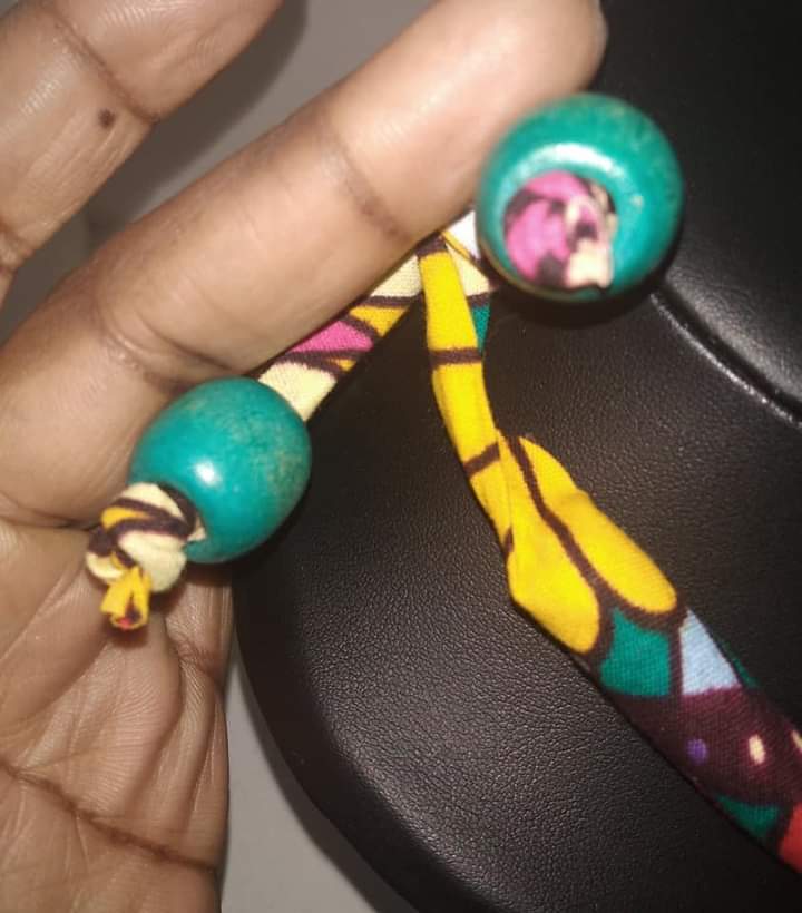 Collier ethnique en wax