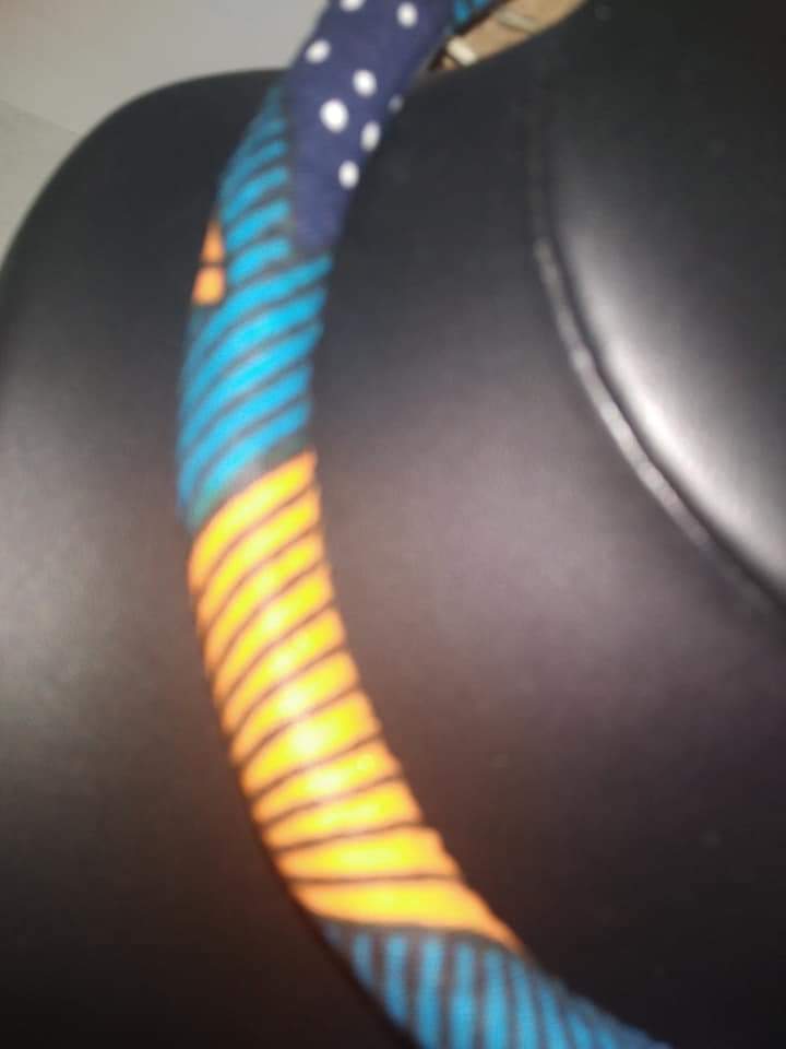 Collier ethnique en wax