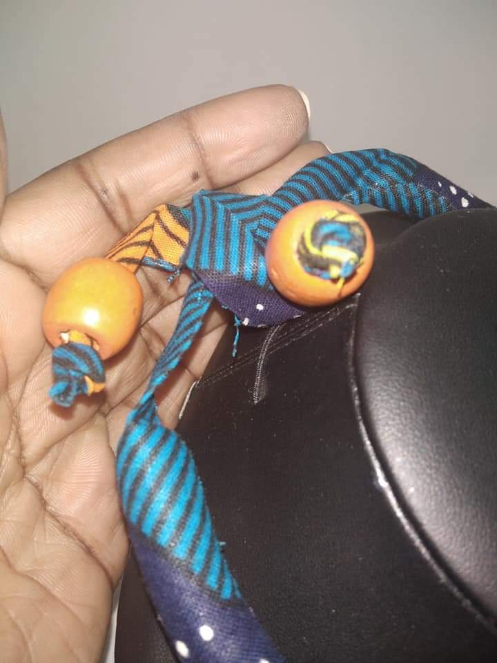 Collier ethnique en wax