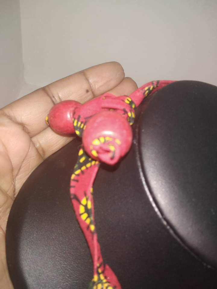 Collier ethnique en wax