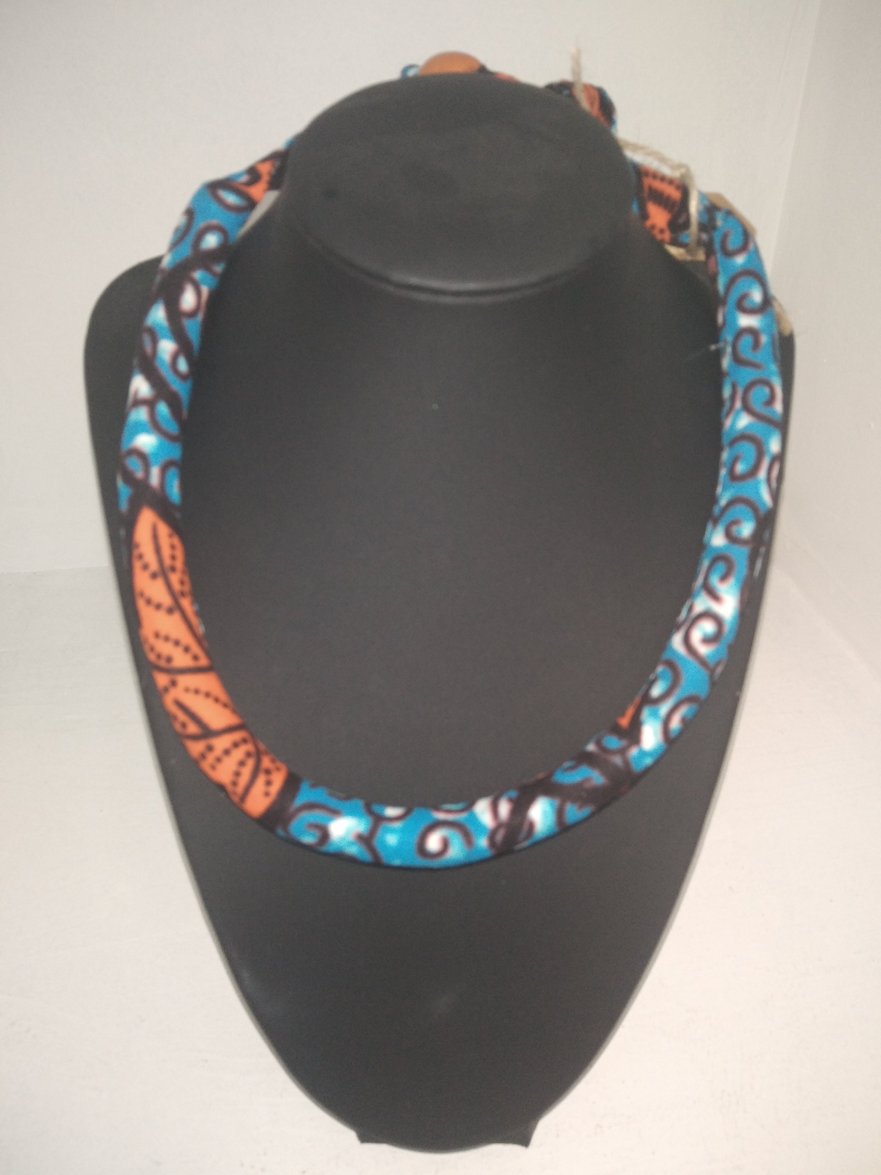 Collier ethnique en wax