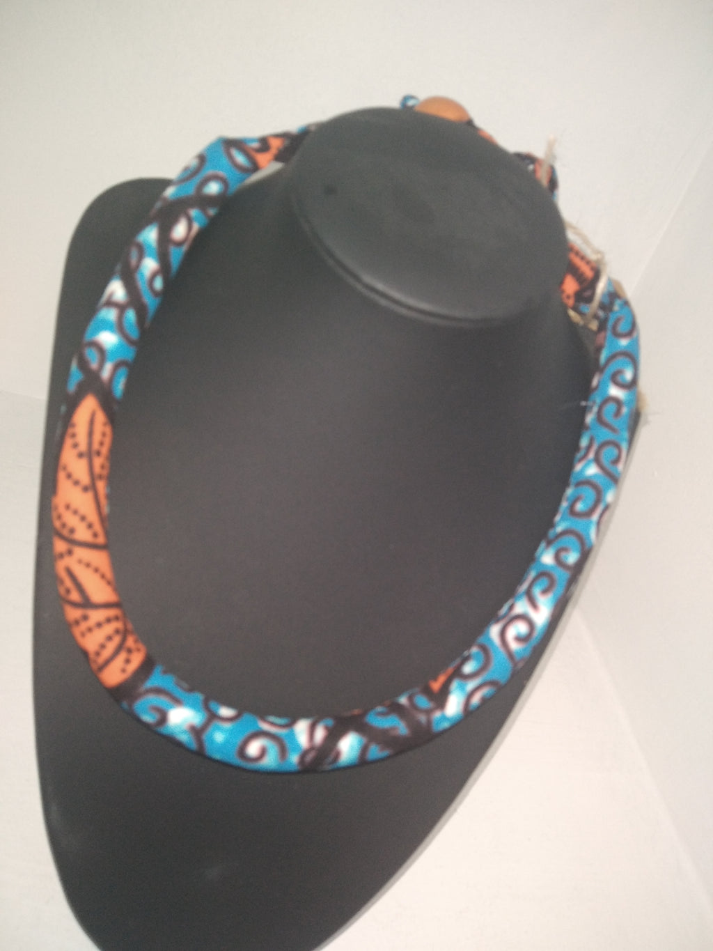 Collier ethnique en wax