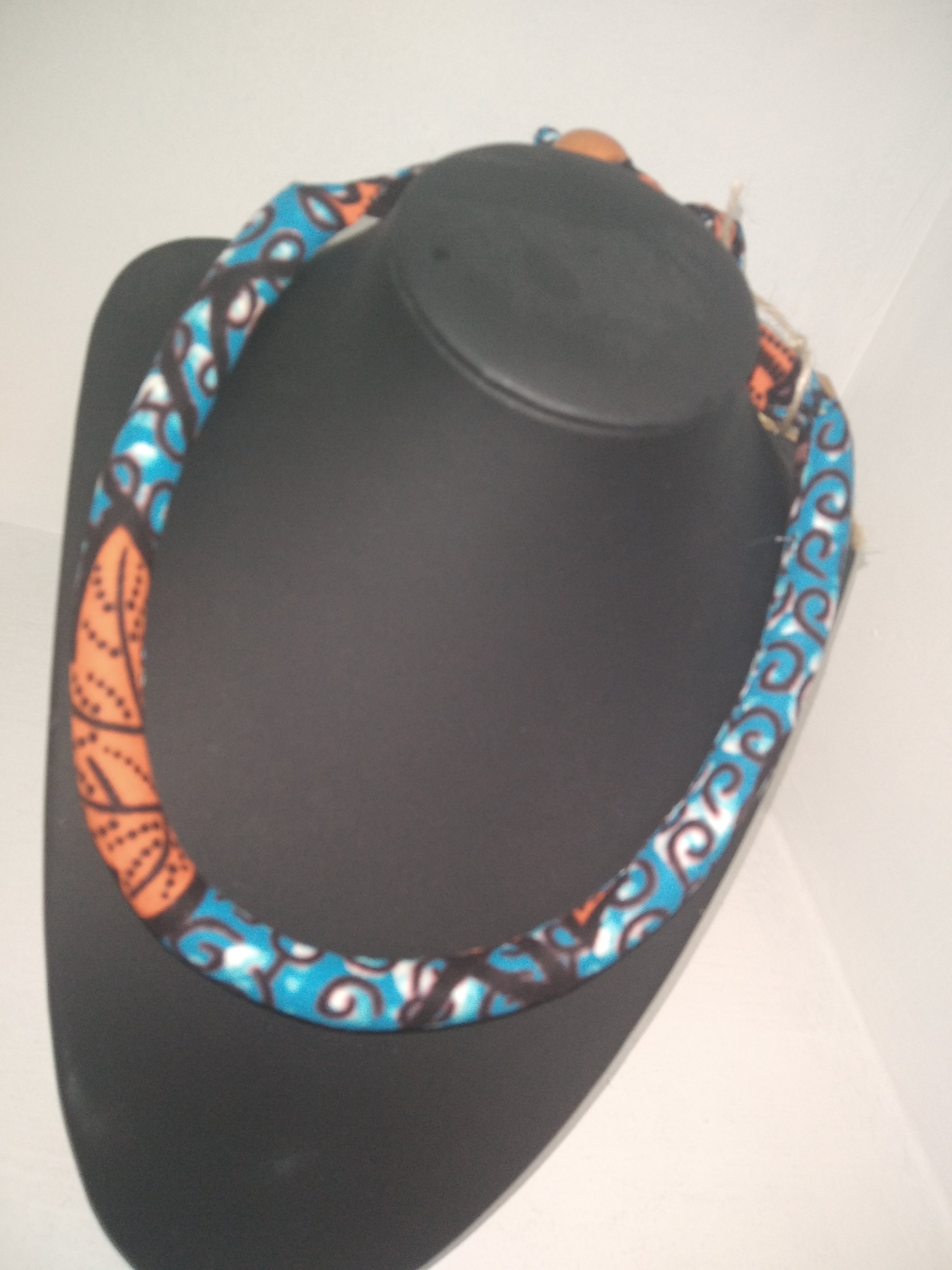 Collier ethnique en wax