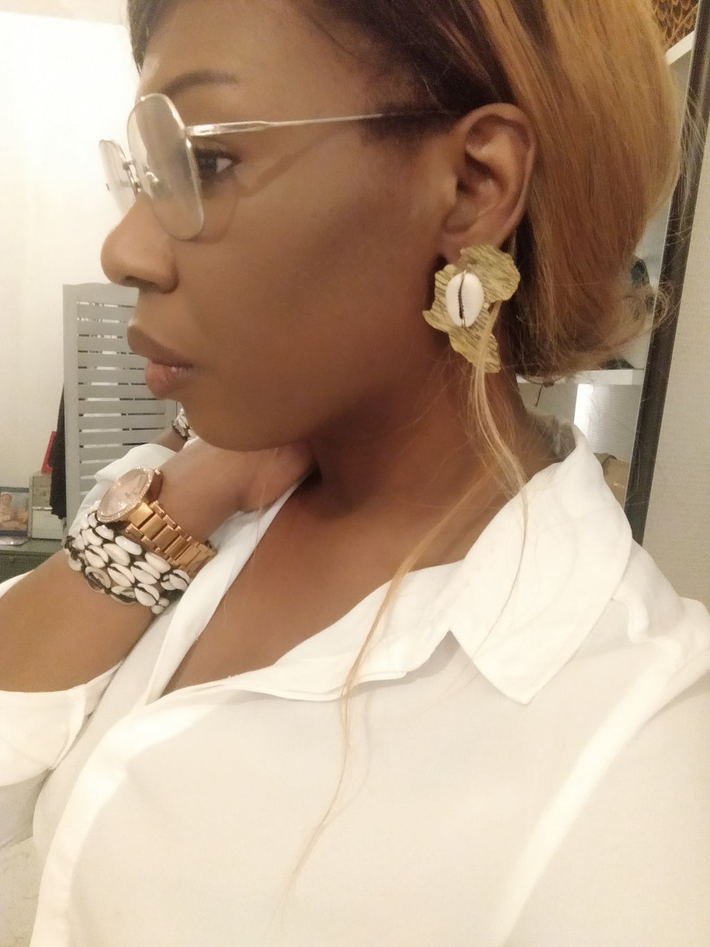 Les boucles d'oreilles  ethnique